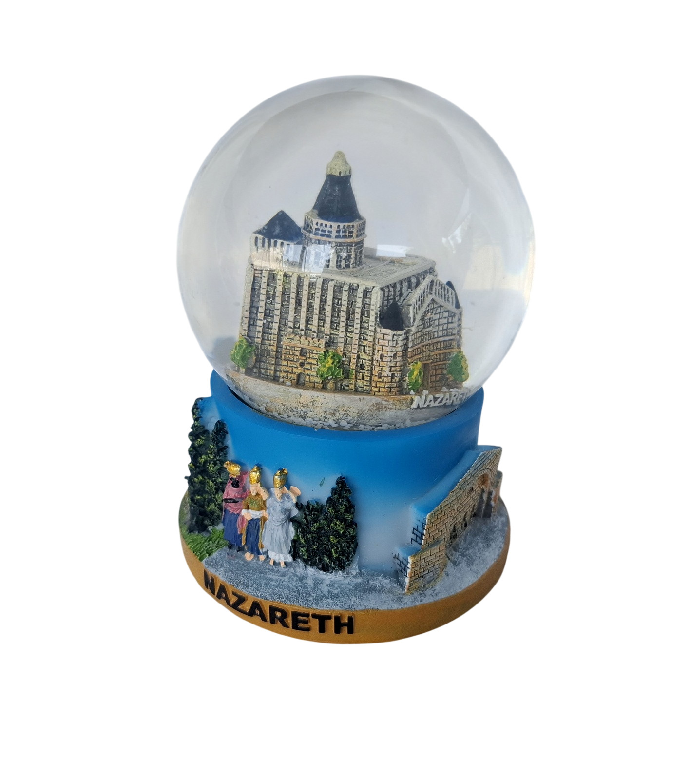 Nazareth Basilica of the Annunciation Snowdome HolyLand  Snowglobe souvenir gift