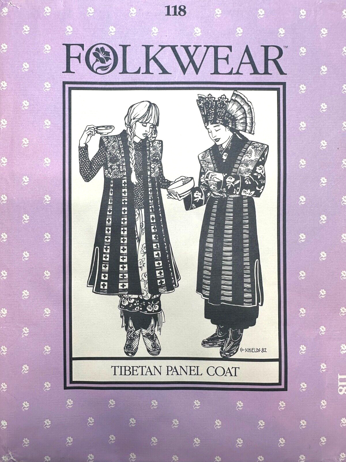FOLKWEAR Pattern TIBETIAN Panel Coat LONG Sleeveless Coat VEST #118 ALL SZ UNCUT FOLKWEAR Pattern TIBETIAN Panel Coat LONG Sleeveless Coat VEST #118 ALL SZ UNCUT