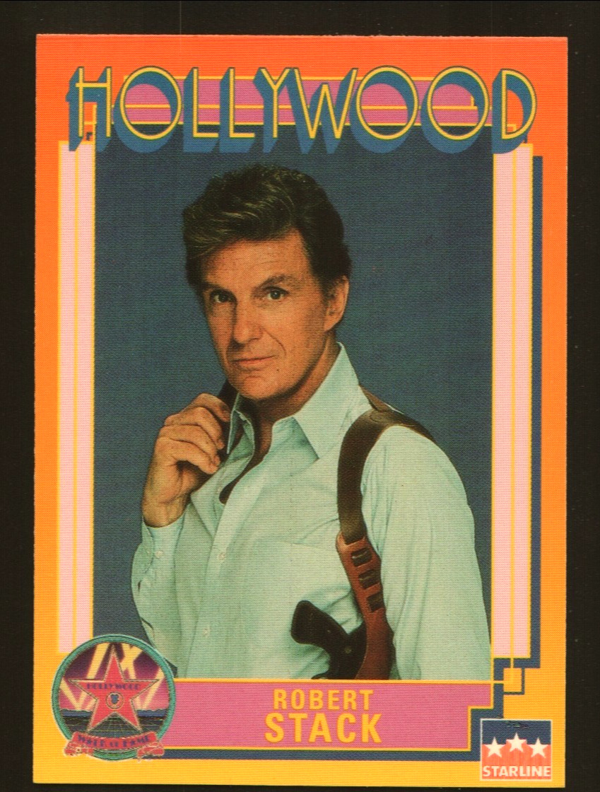 1991 Starline Hollywood Walk of Fame Robert Stack #173