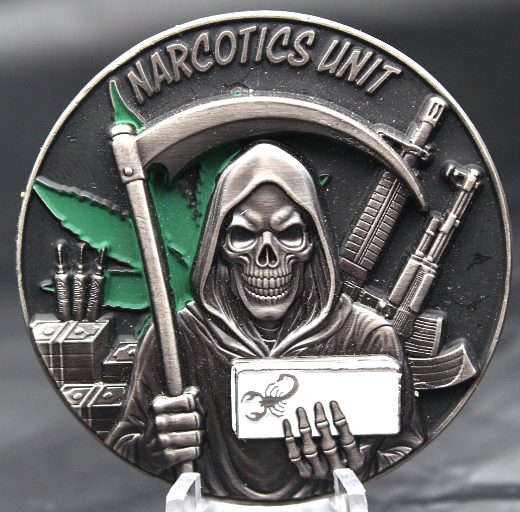 Mooresville Police Narcotics Unit North Carolina Challenge Coin 2.0\