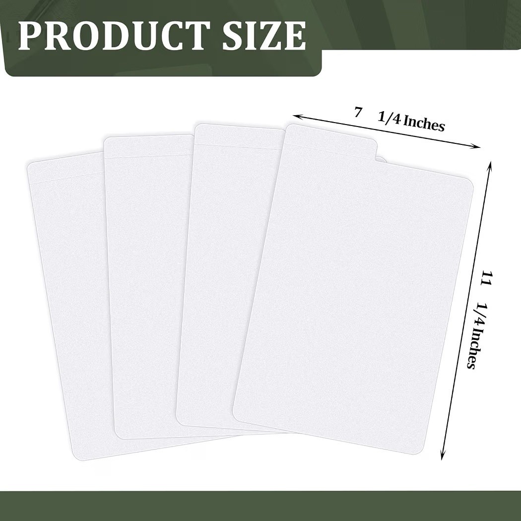 Henoyso Comic Book Dividers w/ Tabs 100 Pack Frosted Plastic Storage Box New