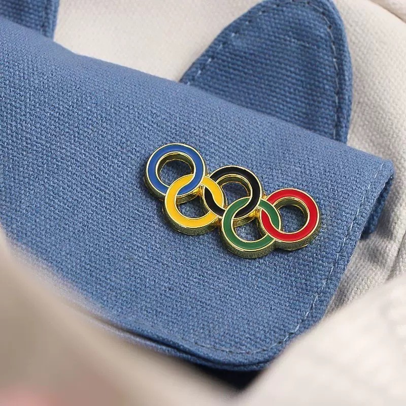 Olympic Rings Logo Enamel Pin Badge | Olympics Collectible Lapel Hat Pin Olympic Rings Logo Enamel Pin Badge | Olympics Collectible Lapel Hat Pin