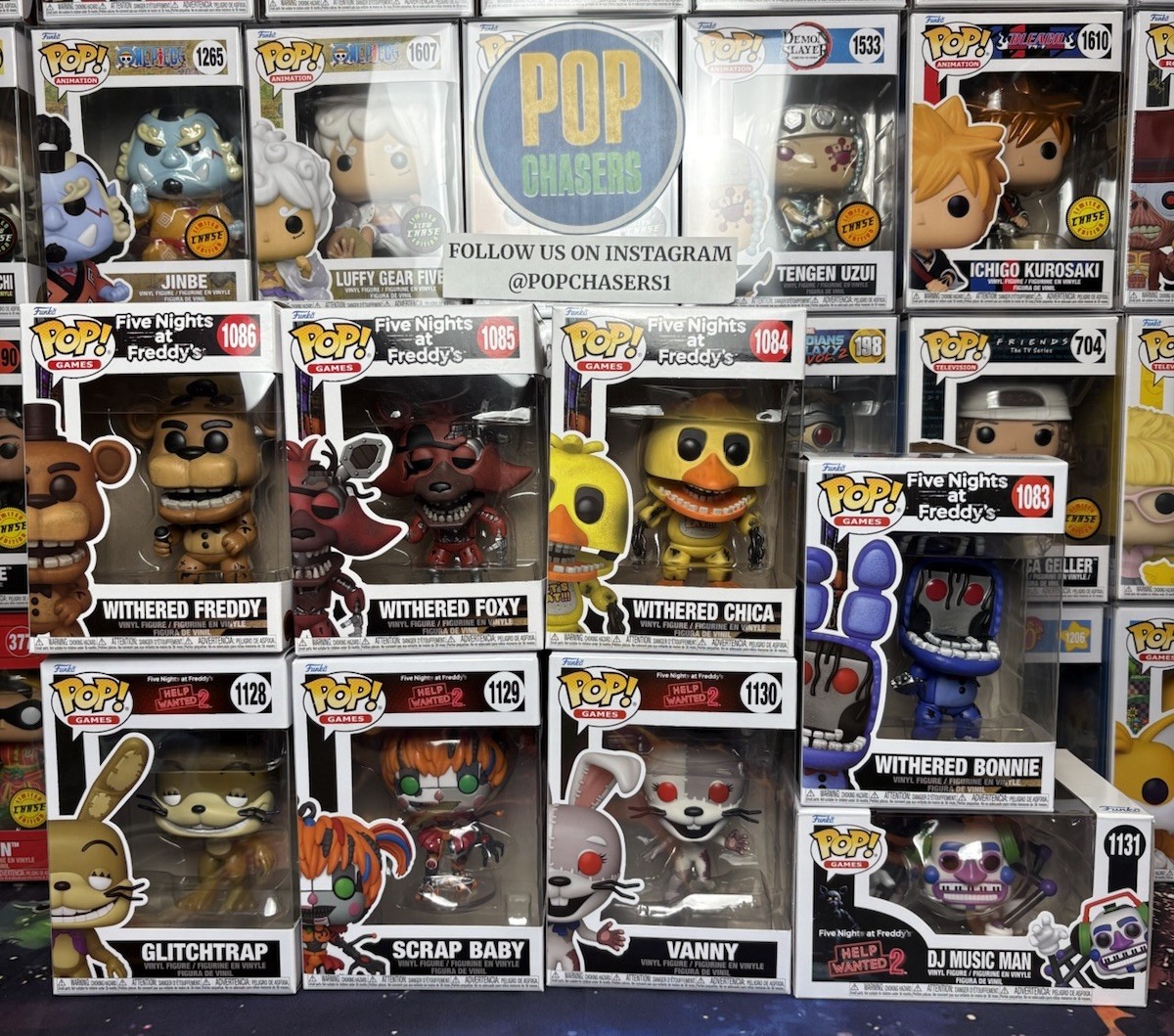 Funko POP Games: FNAF - Freddy & Friends Set Of 8 Funko POP Games: FNAF - Freddy & Friends Set Of 8