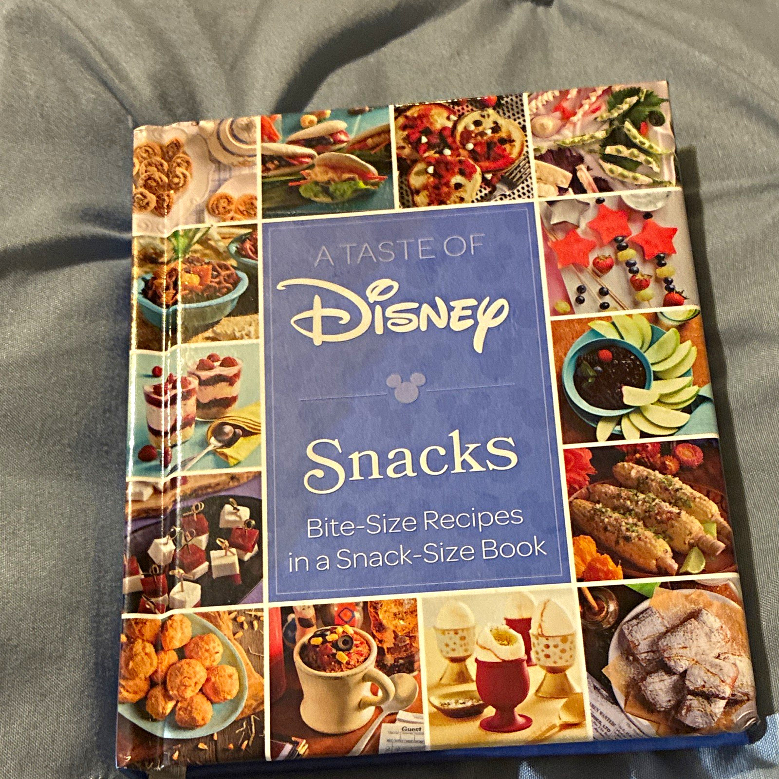 Disney A Taste of Disney Snacks Bite-Size Recipes Hardcover cookbook