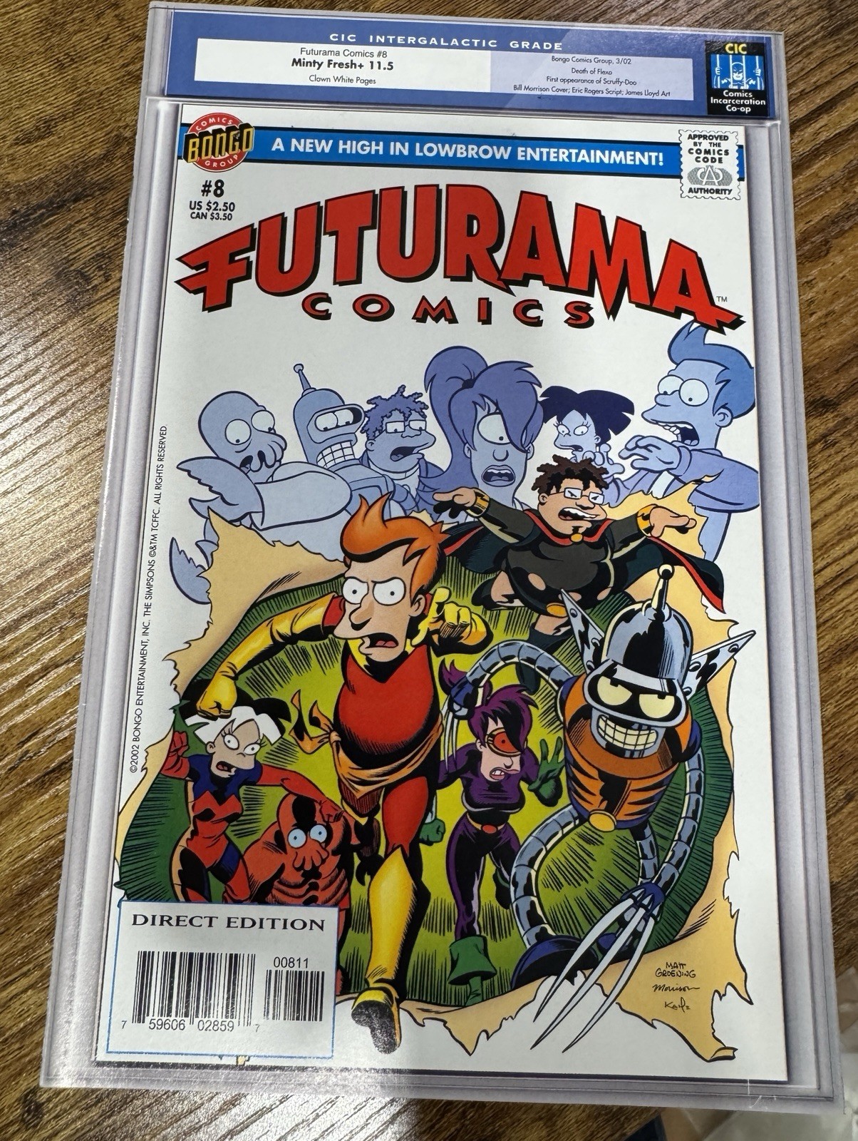 Futurama Comics #8 Bongo March 2002 Futurama Comics #8 Bongo March 2002