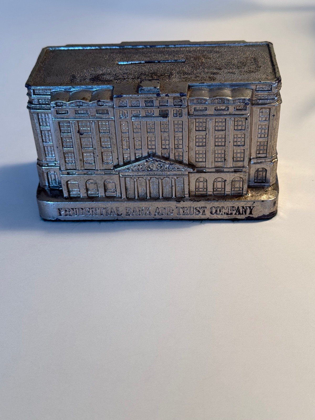 Vintage 1950s Prudential Bank & Trust Manila Phillipines souvenir building bank Vintage 1950s Prudential Bank & Trust Manila Phillipines souvenir building bank