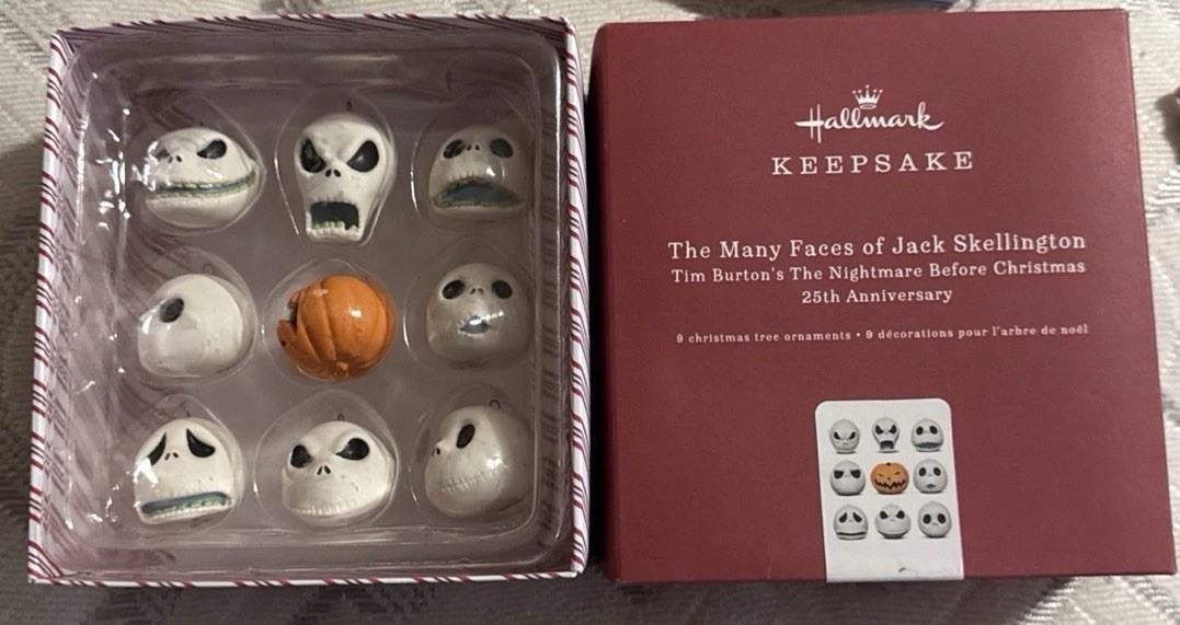 HALLMARK 2018 THE MANY FACES OF JACK SKELLINGTON THE NIGHTMARE BEFORE CHRISTMAS HALLMARK 2018 THE MANY FACES OF JACK SKELLINGTON THE NIGHTMARE BEFORE CHRISTMAS