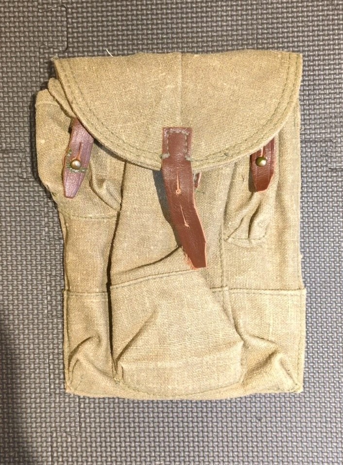 Russian Soviet AK 3-Cell Magazine Pouch Cold War Afganistan Excellent Condition