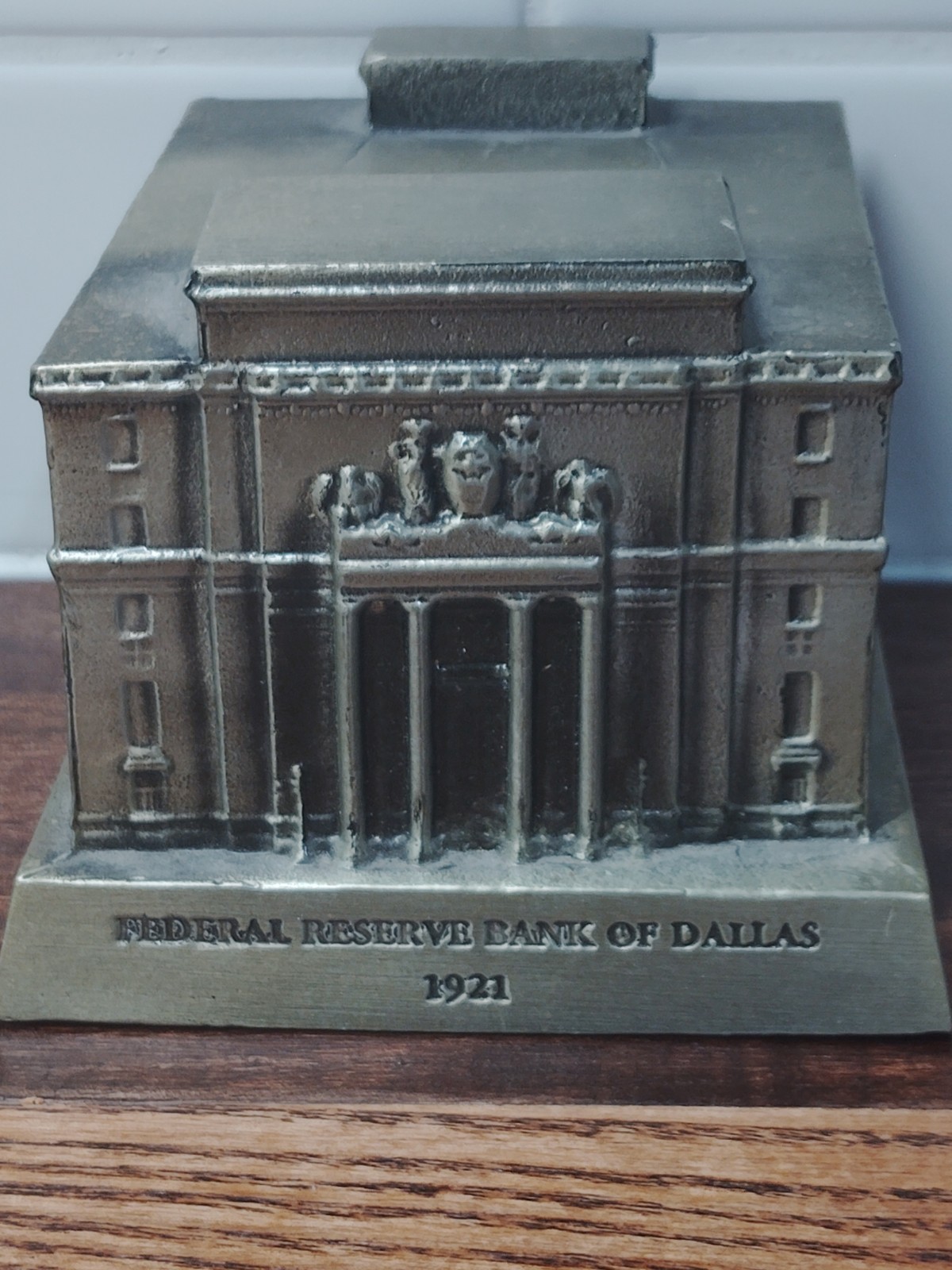 1921 Banthrico Federal Reserve Bank of Dallas Promotional Coin Bank Rare vtg 1921 Banthrico Federal Reserve Bank of Dallas Promotional Coin Bank Rare vtg