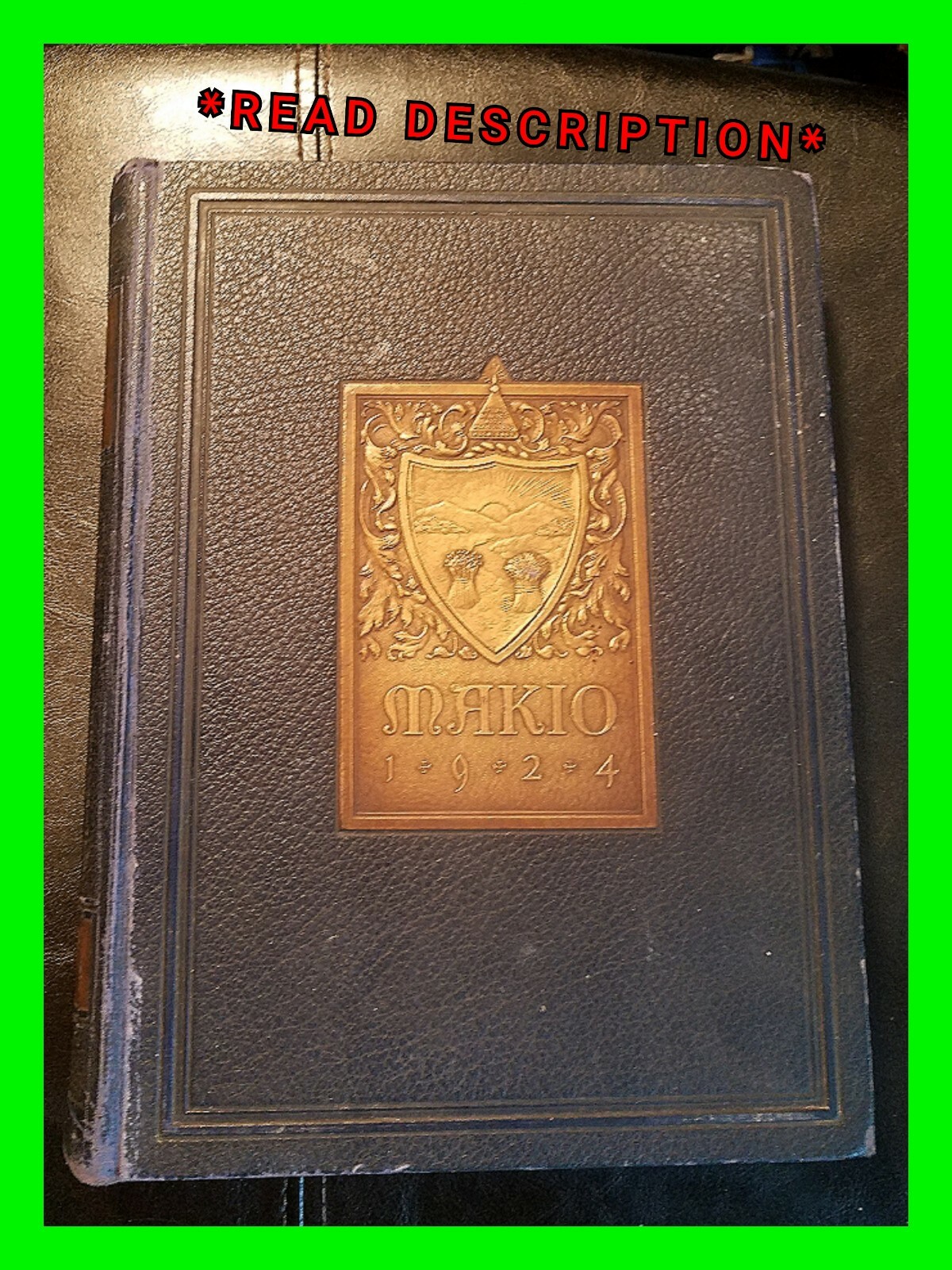 Scarce 1924 Makio The Ohio State University Yearbook Buckeye Sports & Sororities