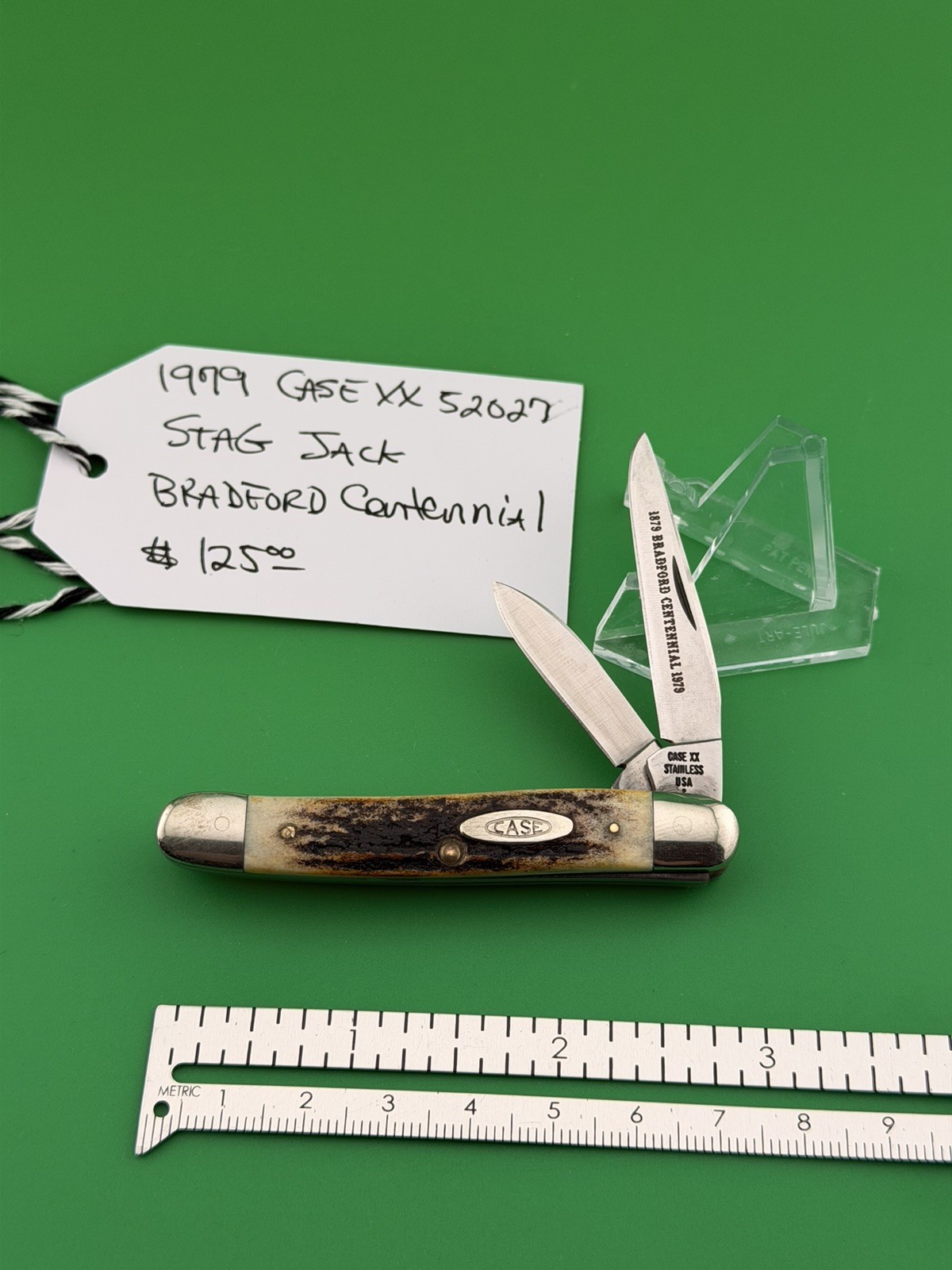 1979 Case XX 52027 Stag Pen Jack Bradford Centennial. 