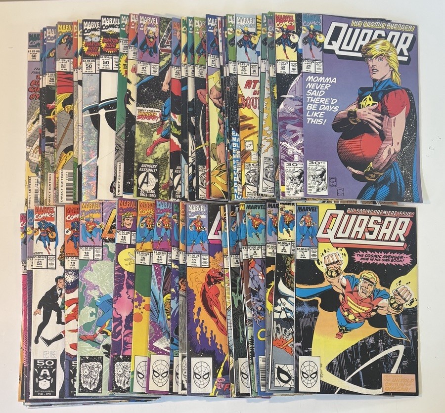 QUASAR #1-60 COMPLETE RUN Marvel Comics 1989-1994 VF 8.0 Gruenwald