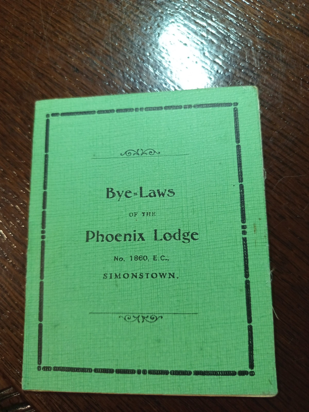 1923 Bye-Laws Phoenix Lodge No. 1860 Simonstown Freemasonry masonic/734 1923 Bye-Laws Phoenix Lodge No. 1860 Simonstown Freemasonry masonic/734