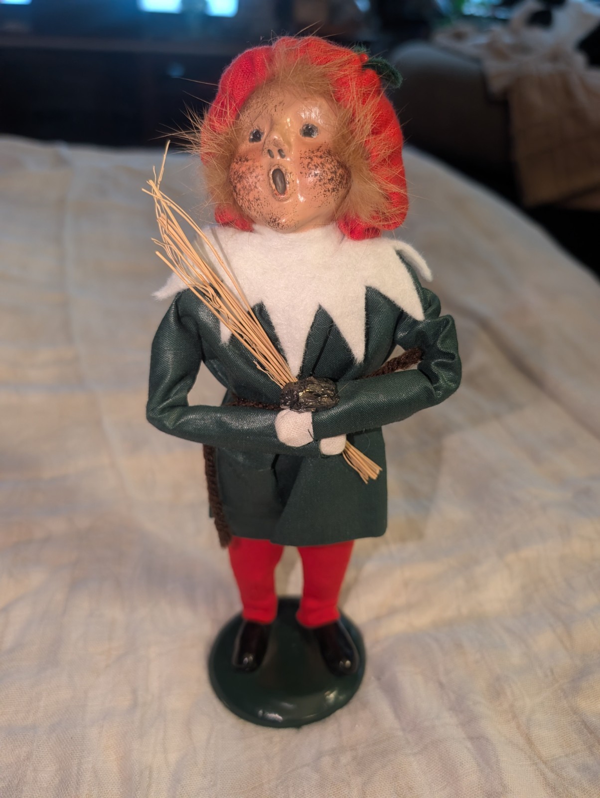 Vintage 1988 Byers' Choice Knecht Ruprecht Black Peter Santa's Helper Carolers 