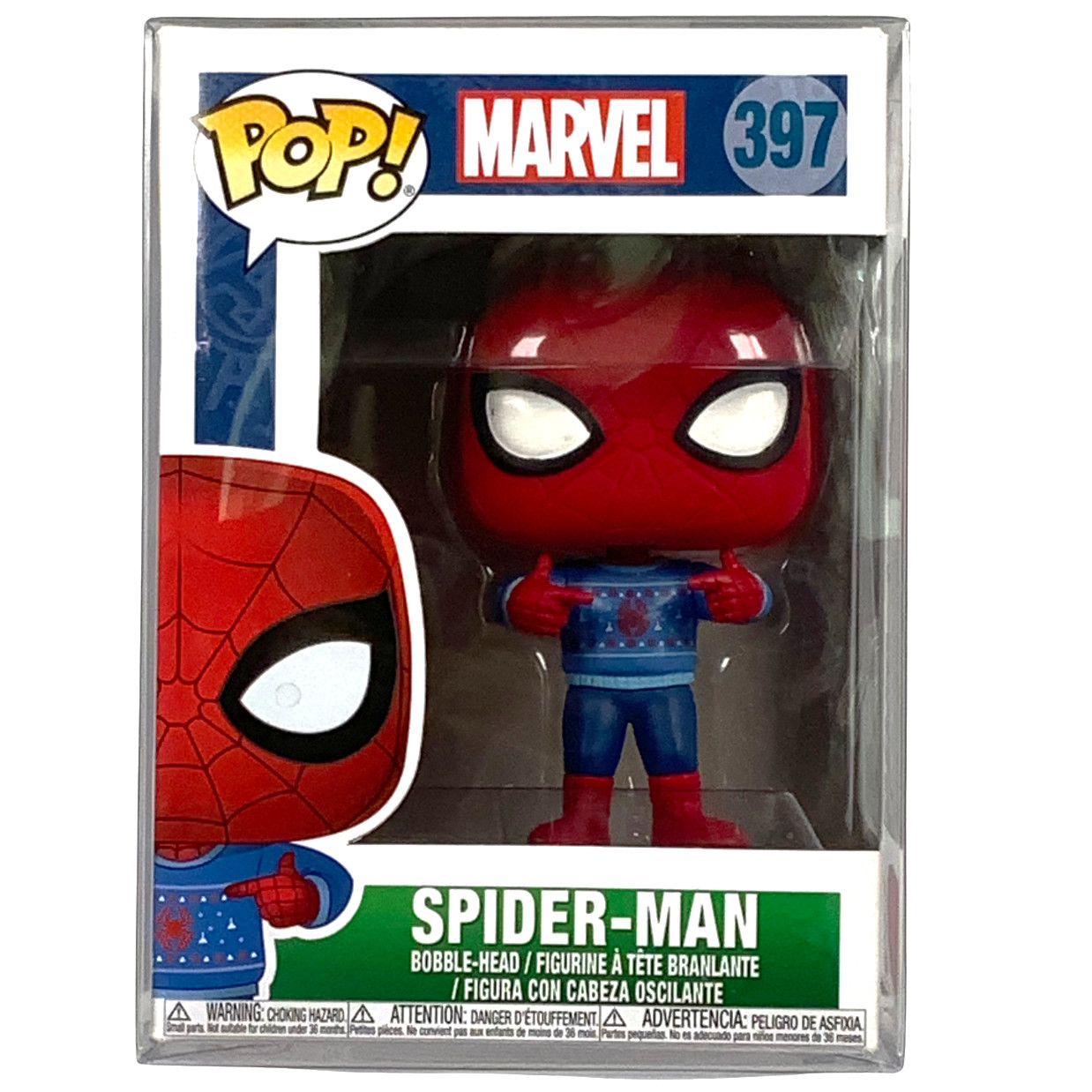 Funko Pop Cave SPIDER-MAN Marvel HOLIDAY Ugly CHRISTMAS Sweater GREAT GIFT IDEA