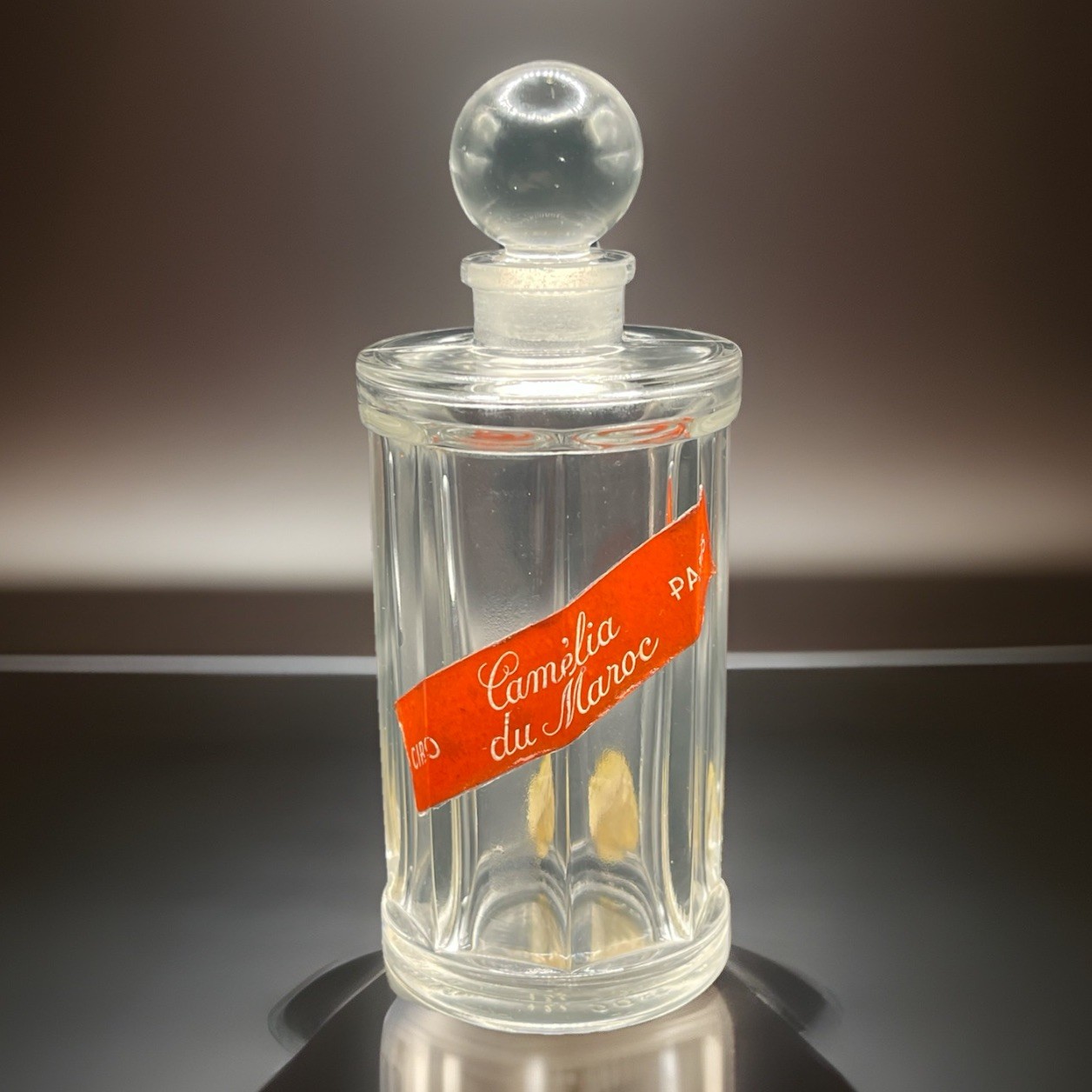Vintage 1930s Camelia du Maroc PARFUMS CIRO Paris France Bottle Marked GUC