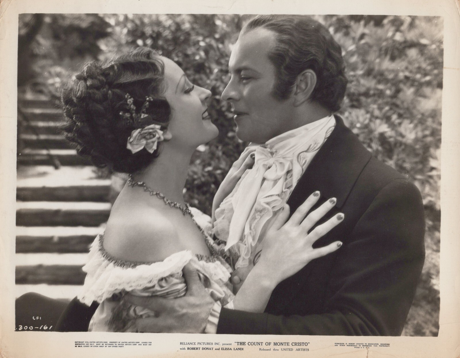 Sidney Blackmer + Irene Hervey in The Count of Monte Cristo (1934)❤️ Photo 814