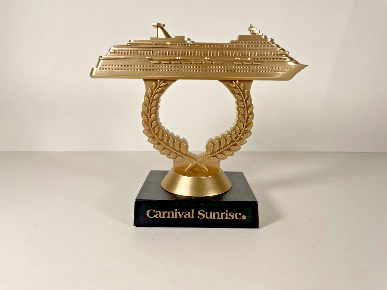 Carnival Cruise Line Ship On A Stick Trophy - Sunrise Y-Not Industries Carnival Cruise Line Ship On A Stick Trophy - Sunrise Y-Not Industries