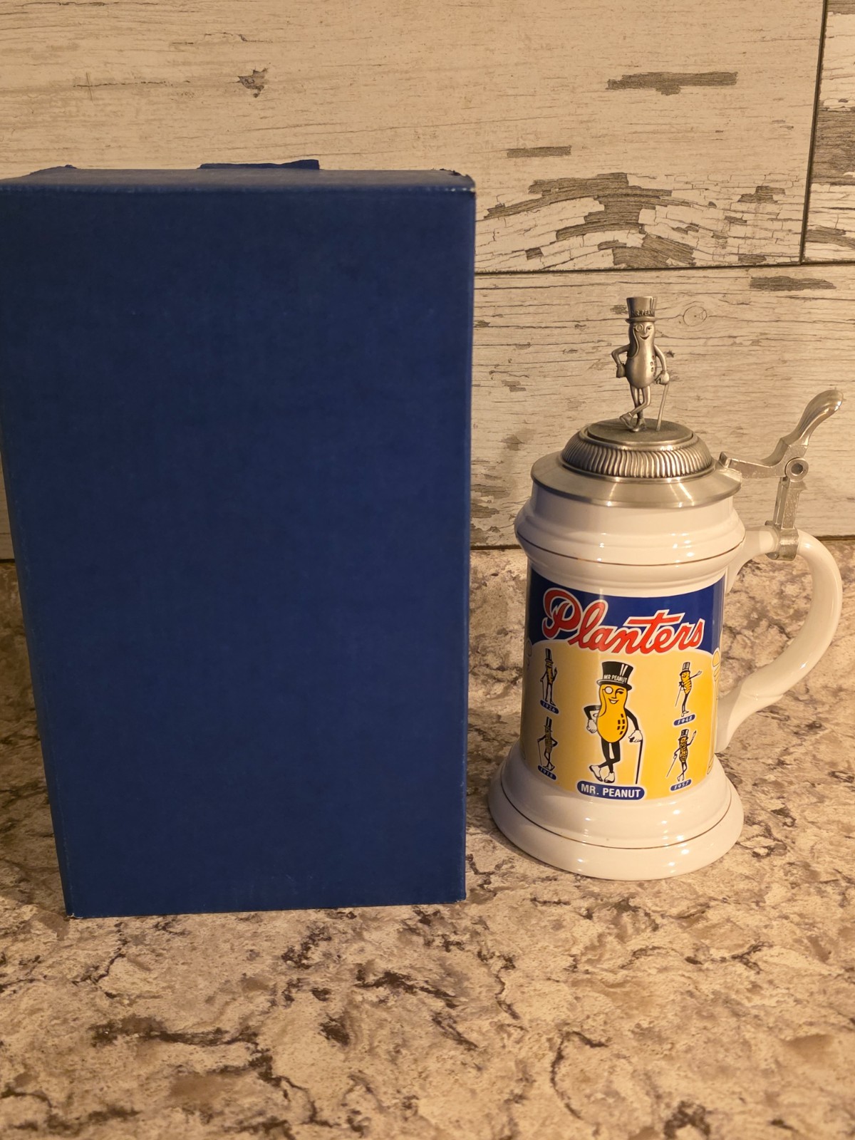 VTG 90’s Planters Mr. Peanut Porcelain Stein - \'\'Collector’s Classics\'\' No. #483