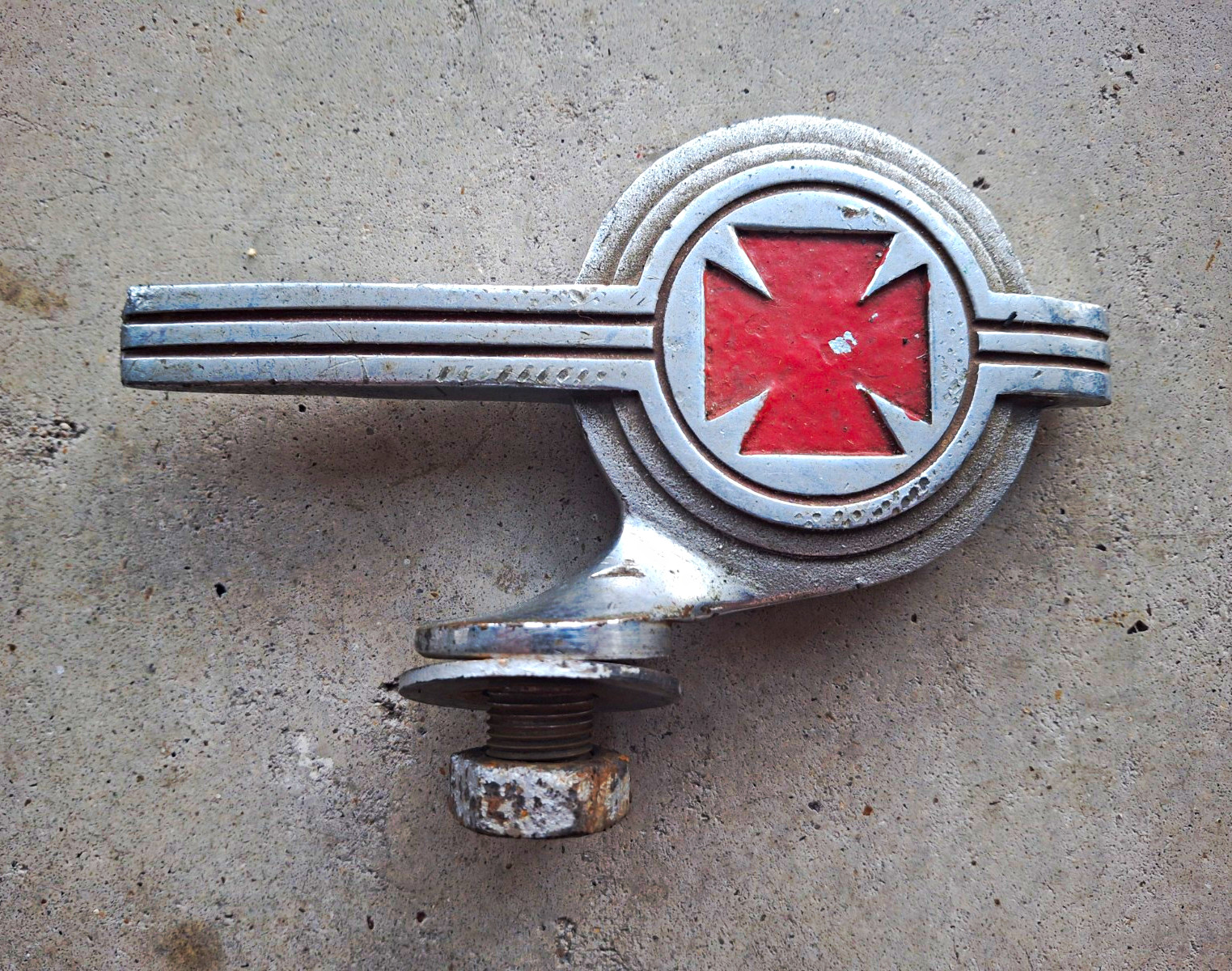 Rare Antique 1930s 40s American LaFrance Fire Truck Hood Ornament
