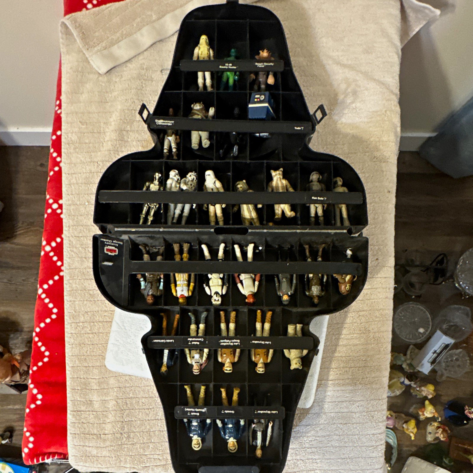 Kenner Star Wars Darth Vader Action Figure Lot w/ Carrying Storage Case