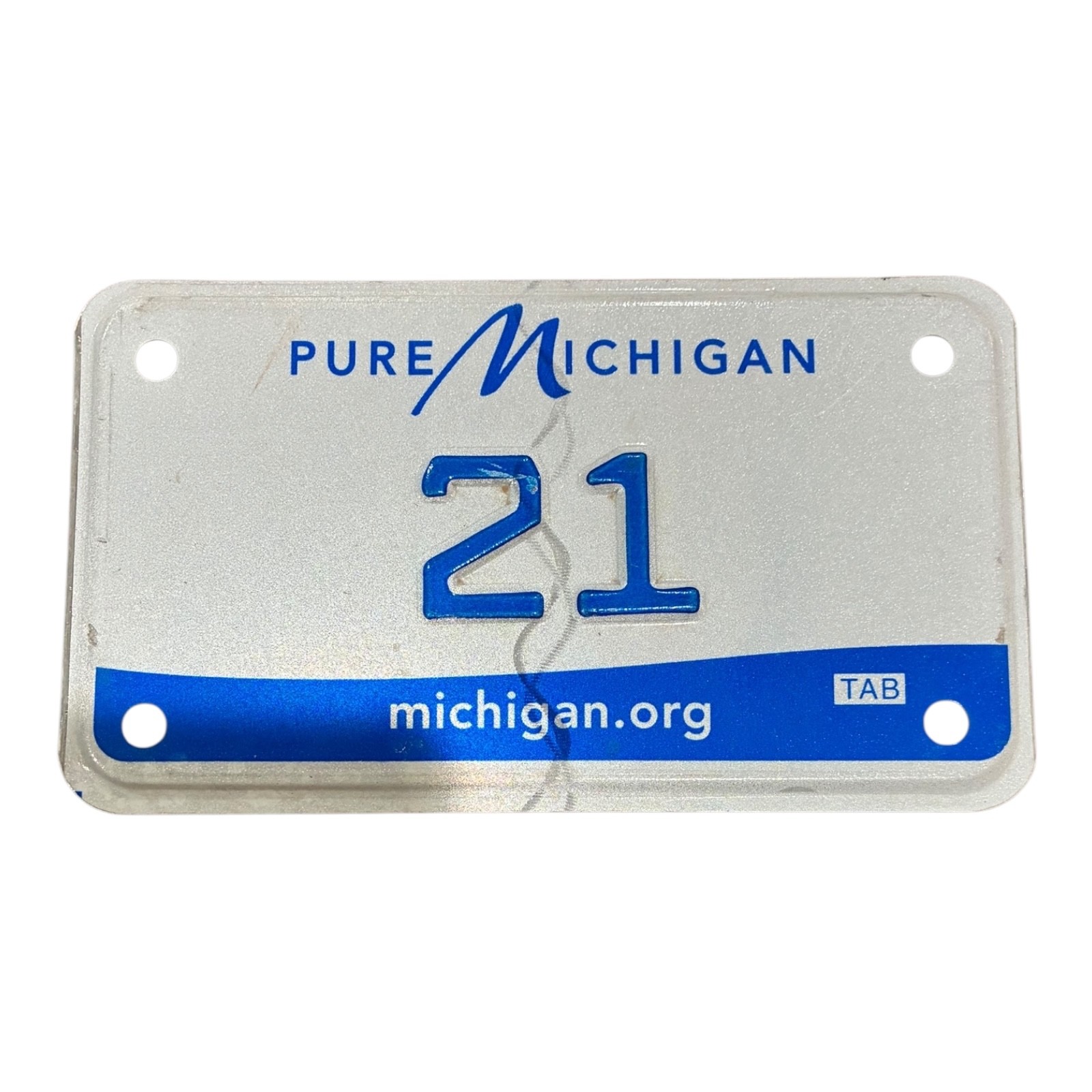VANITY  PURE MOTORCYCLE CYCLE  LICENSE PLATE \