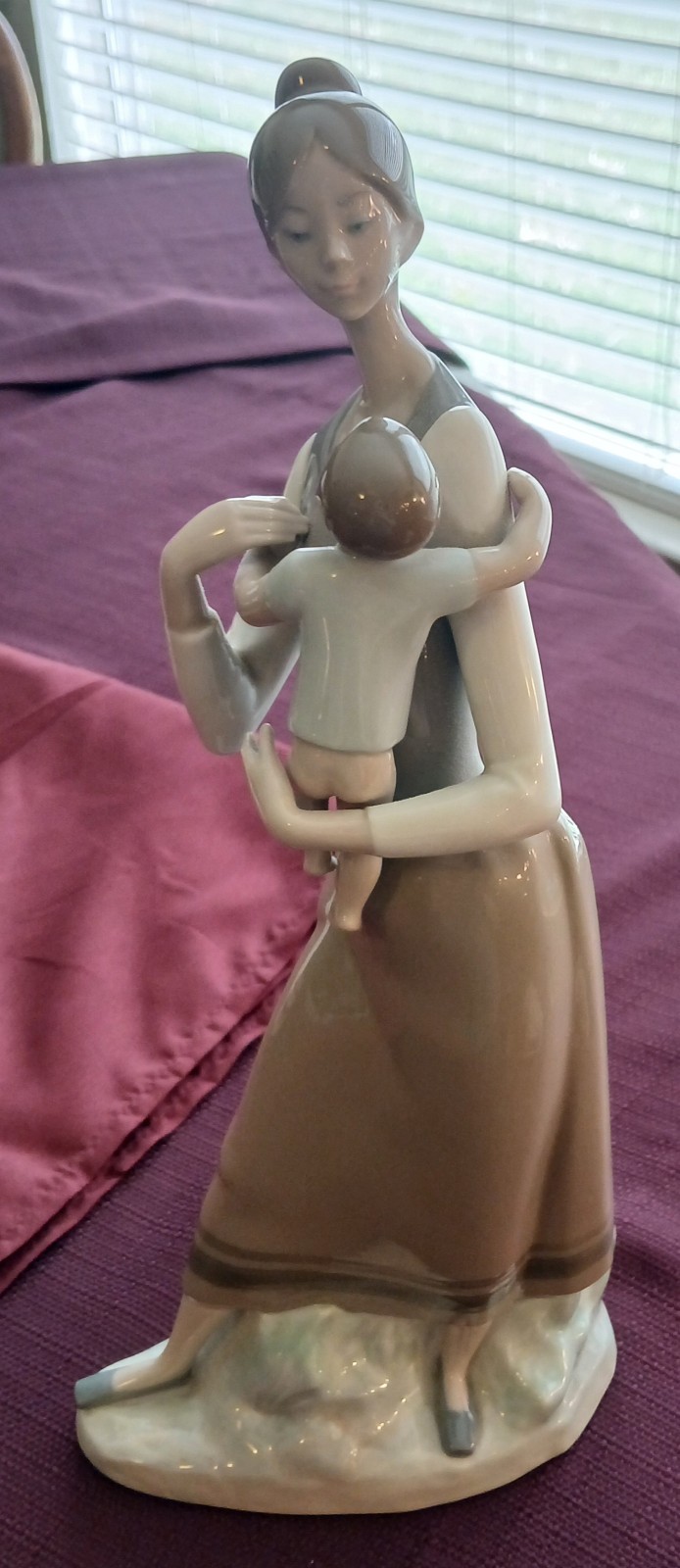 VTG Lladro Mother & Child Porcelain Figurine #4701 \'71 - \'74 Glossy 13\