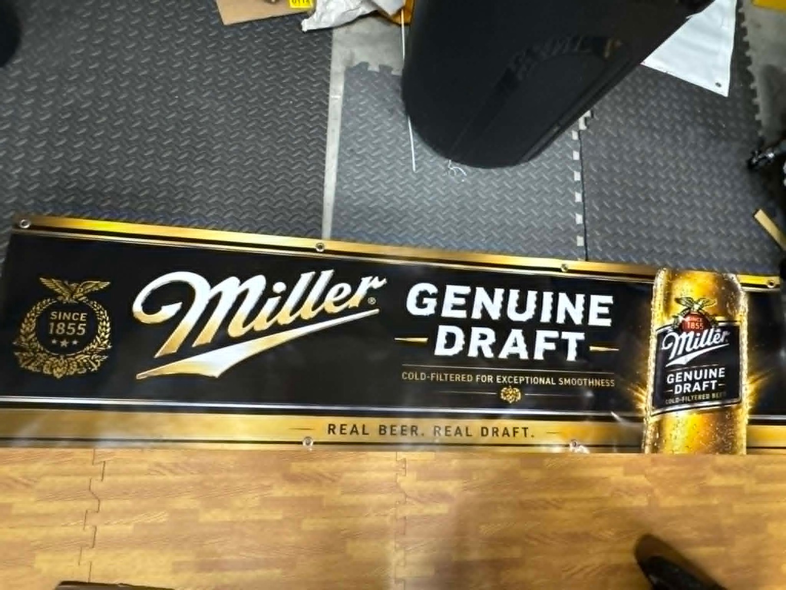 Miller Genuine Draft Banner 72x18 MGD Beer Bar Sign Man Cave Garage Wall Decor Miller Genuine Draft Banner 72x18 MGD Beer Bar Sign Man Cave Garage Wall Decor