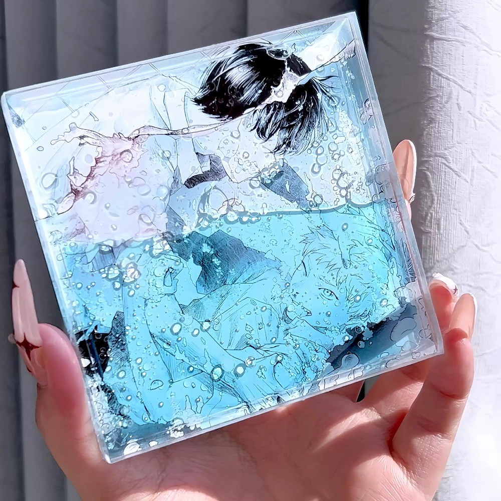 The Summer Hikaru Died Hikaru Yoshiki Quicksand Acrylic Brick Desktop Decor Toy