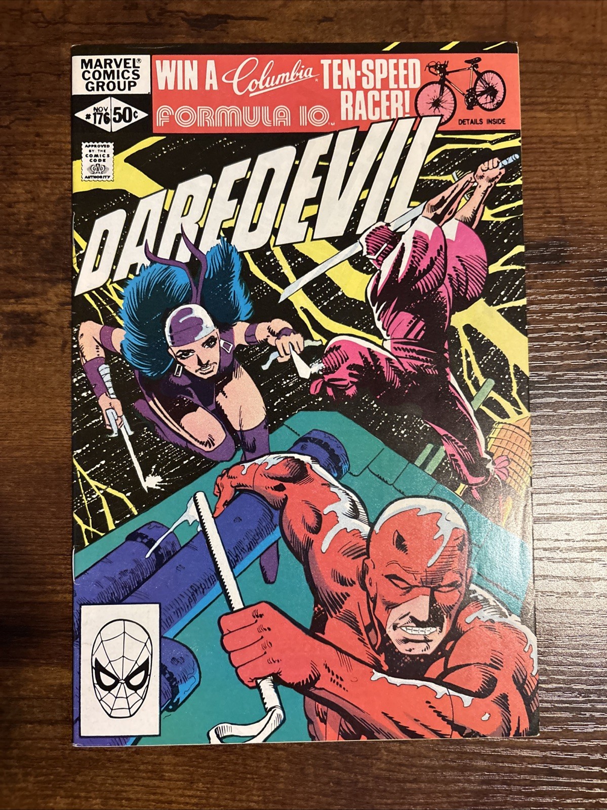 Daredevil #176 1st Appearance of Stick Frank Miller Marvel 1981 Daredevil #176 1st Appearance of Stick Frank Miller Marvel 1981
