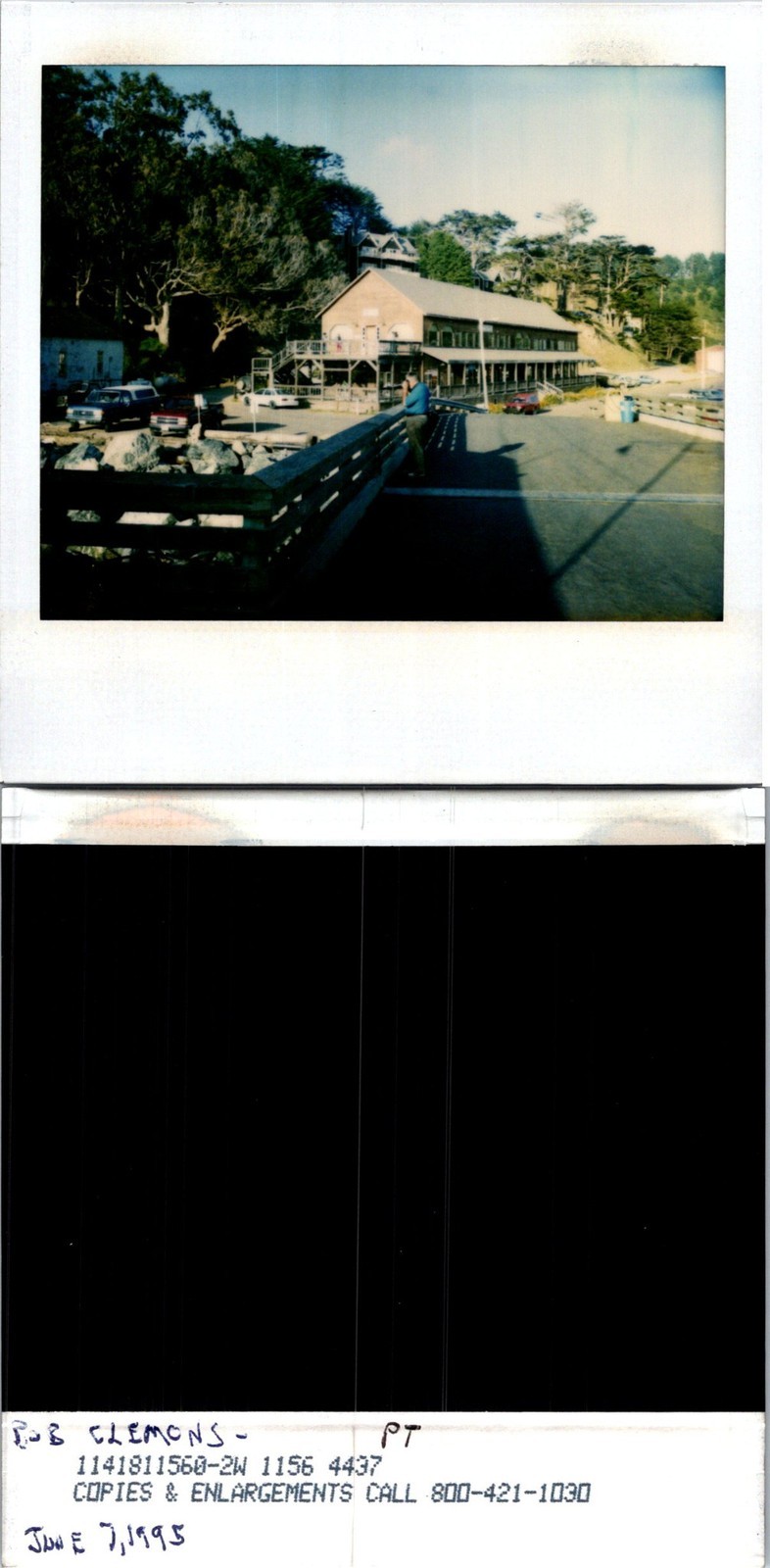 Point Arena Cove CA 06/95 Found Photo V1959