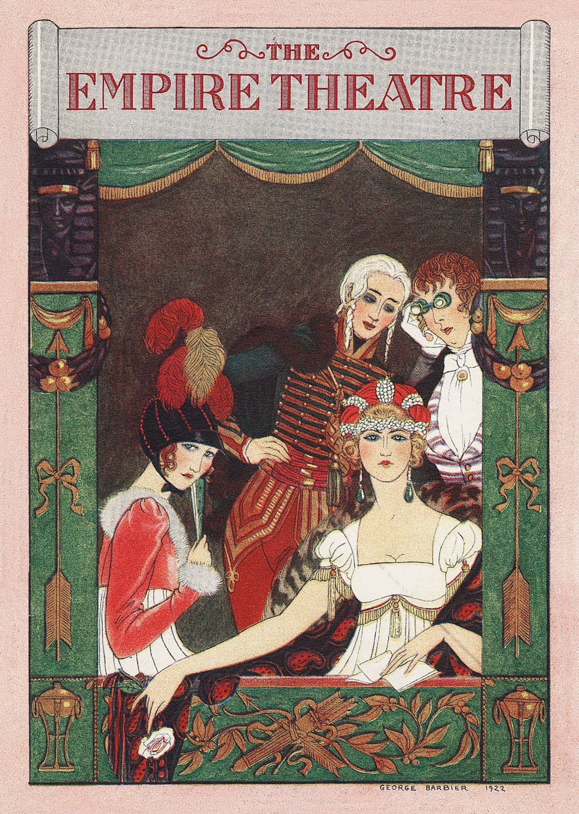 1928 The Empire Theatre France French  Art Poster Print