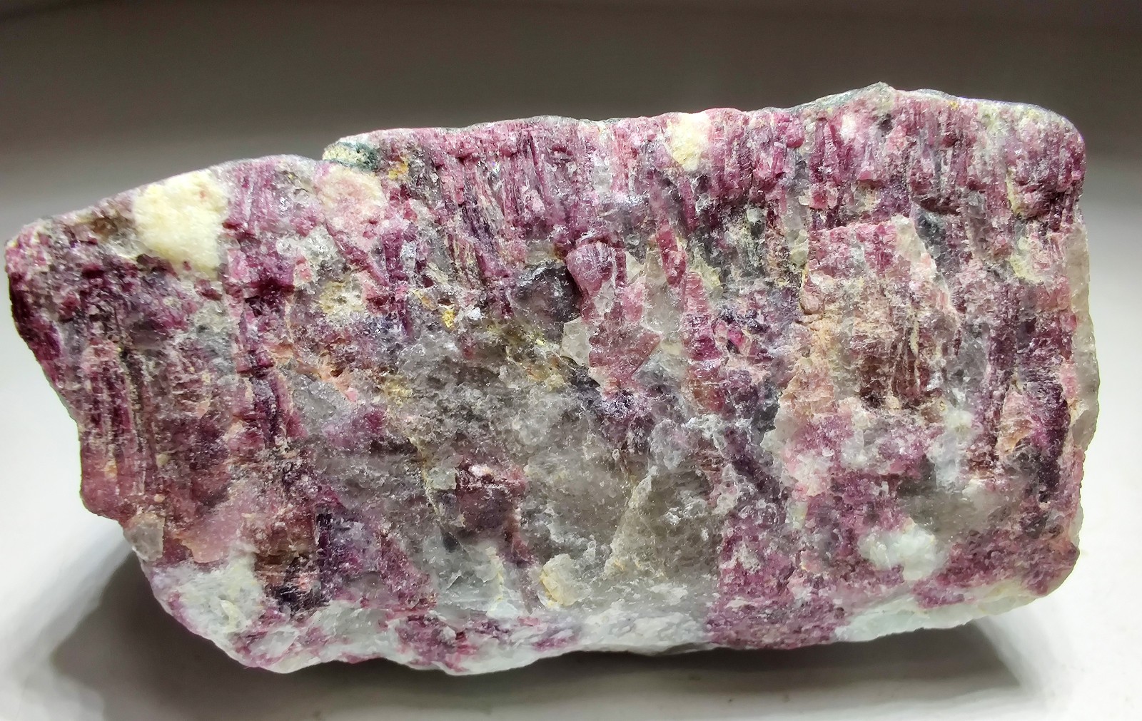 Pink and red Tourmaline in Pegmatite matrix. Madagascar. 183 grams. Pink and red Tourmaline in Pegmatite matrix. Madagascar. 183 grams.