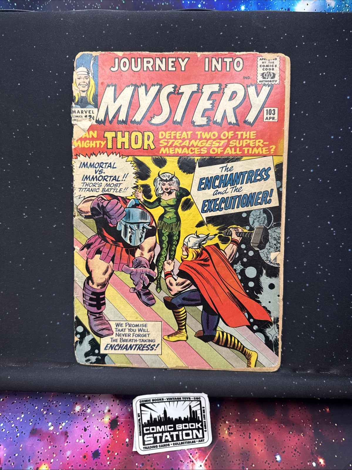 Journey into Mystery #103 1964 Marvel Raw 1st App Enchantress Executioner CI