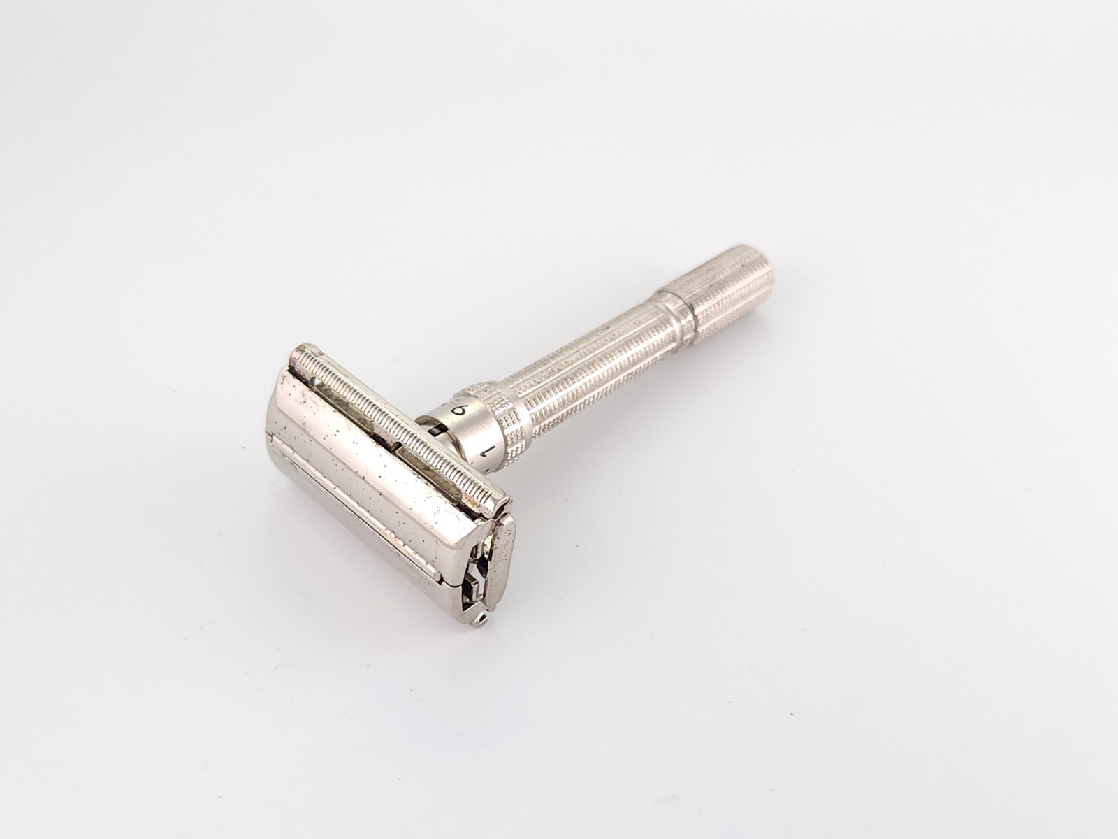 Gillette Slim Adjustable K3 1965 Cleaned VTG Double Edge Safety Razor