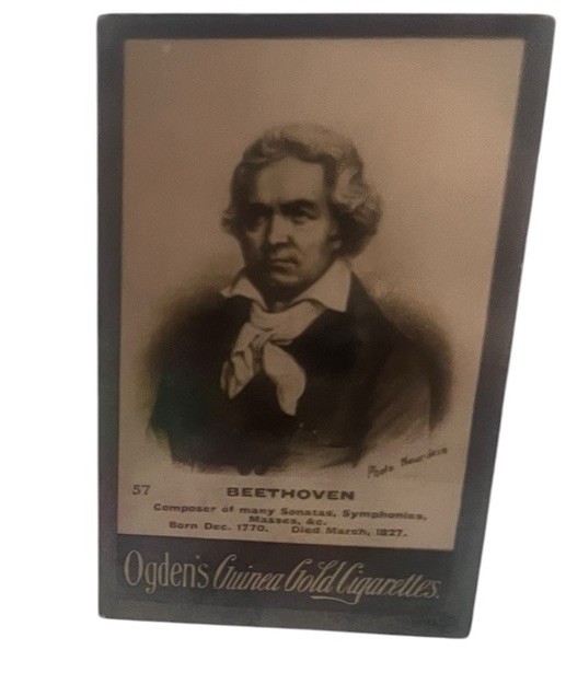 1901 Ogden's Ltd. Guinea Gold #57 BEETHOVEN RARE 1901 Ogden's Ltd. Guinea Gold #57 BEETHOVEN RARE