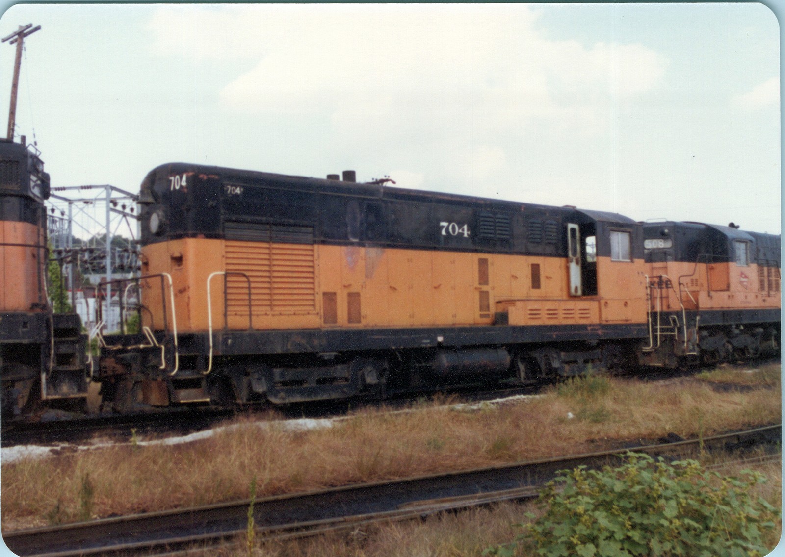Milwaukee Road Savanna IL Yard Sep 1980 MILW 10 Photo Lot FM H12-44 704 Milwaukee Road Savanna IL Yard Sep 1980 MILW 10 Photo Lot FM H12-44 704