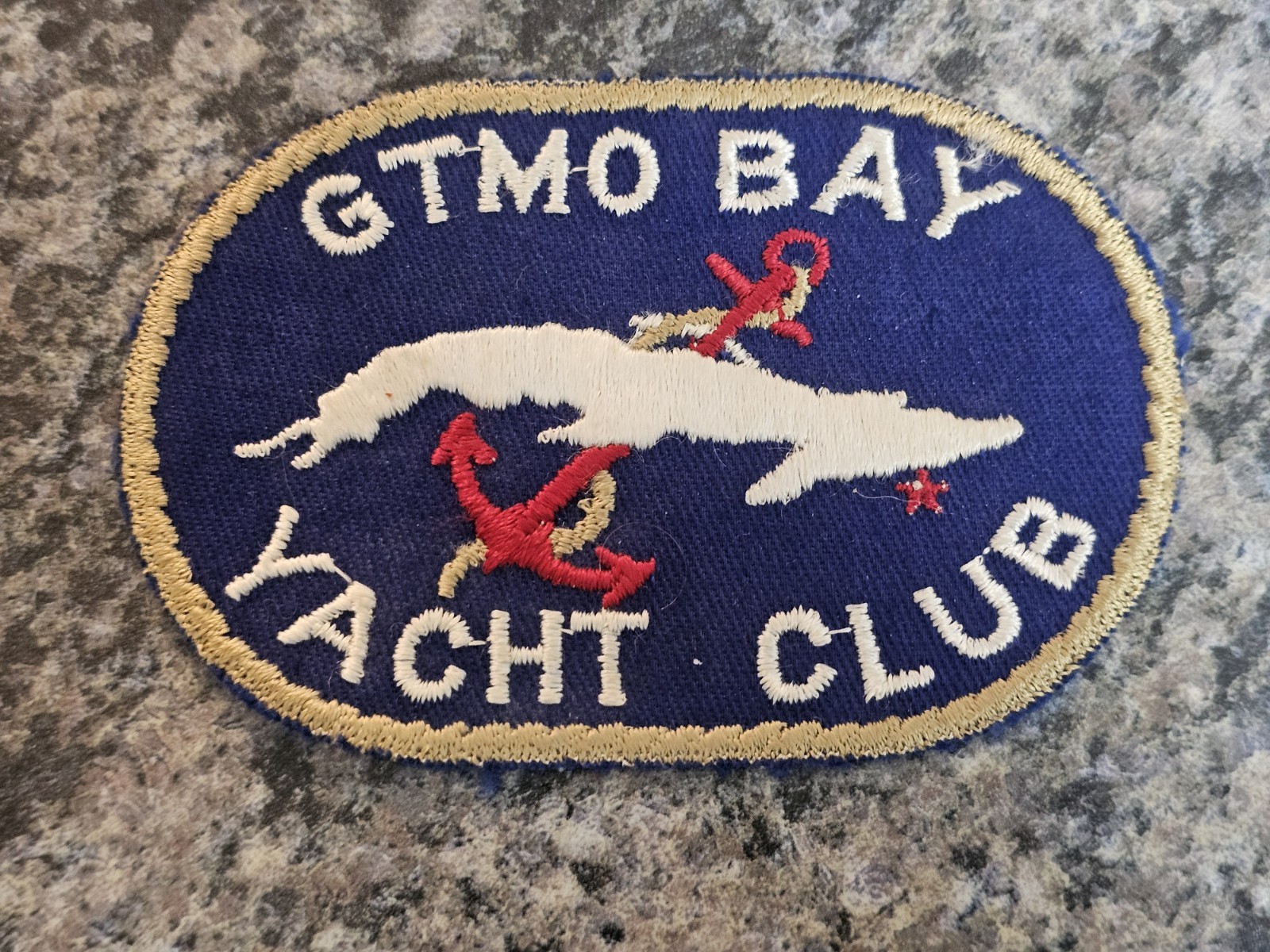 Rare Original 1950's GTMO Bay Yacht Club Morale Militaria Patch Navy Guantanamo Rare Original 1950's GTMO Bay Yacht Club Morale Militaria Patch Navy Guantanamo