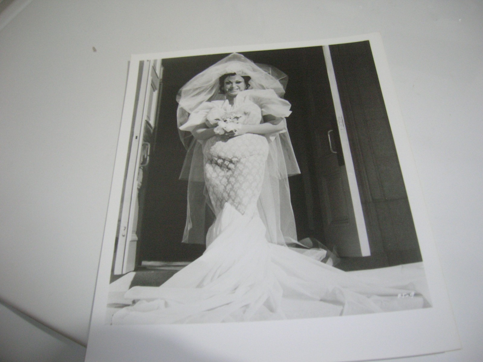DEVINE PRESS PHOTO B/W STILL 1980'S #3 DRAG QUEEN 8X10 GLOSSY VINTAGE