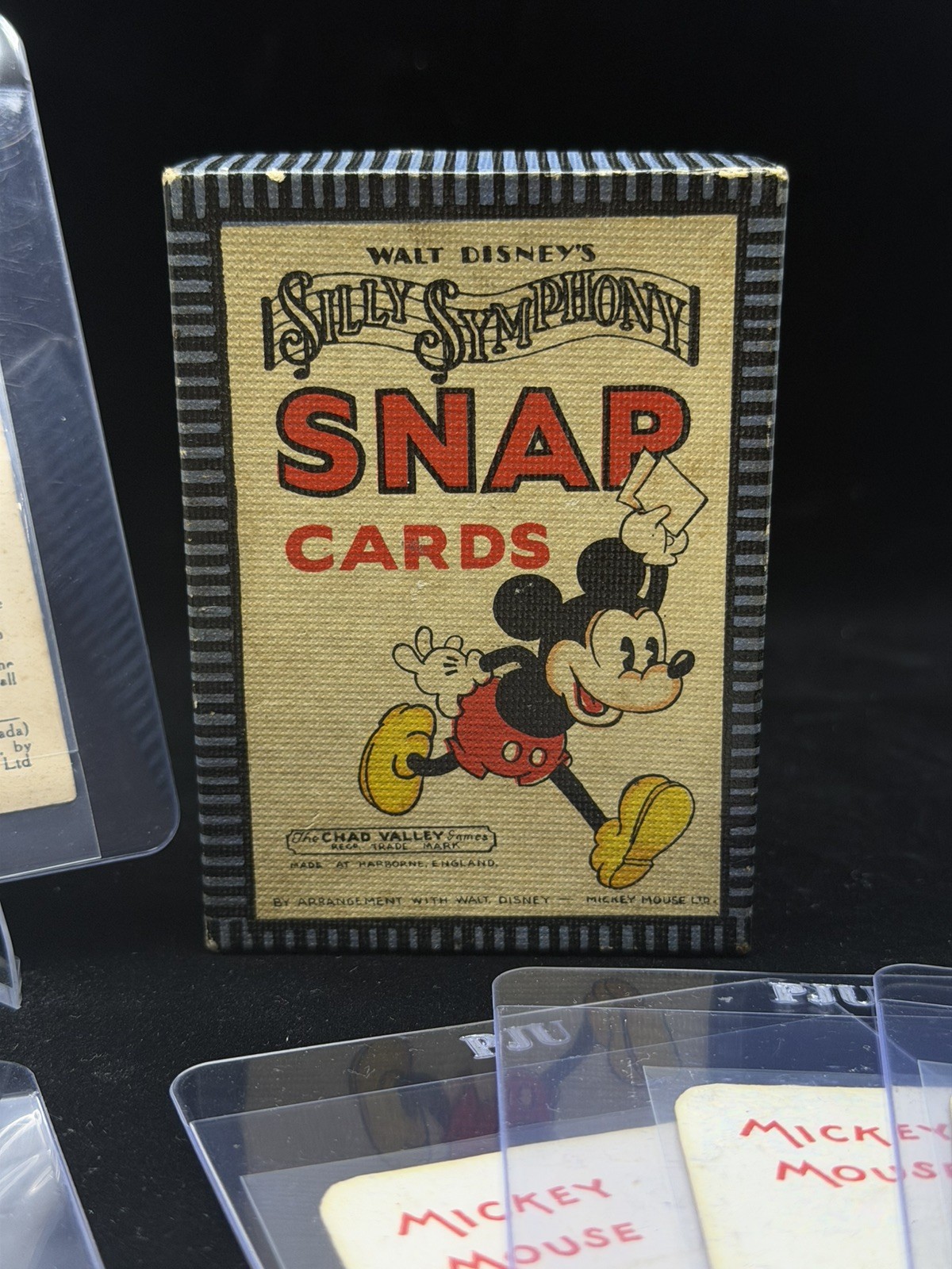 1930s Walt Disney Silly Symphony Snap Cards Chad Valley Complete Set Vintage
