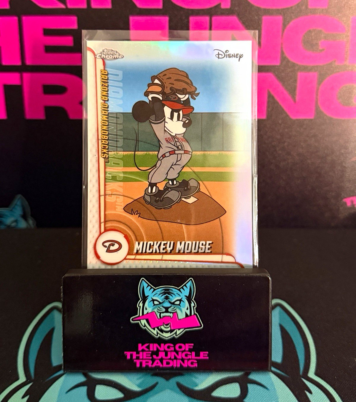 2025 Topps Chrome Disney Mickey Mouse Arizona Diamondbacks MLB Away SSP MLBA-4