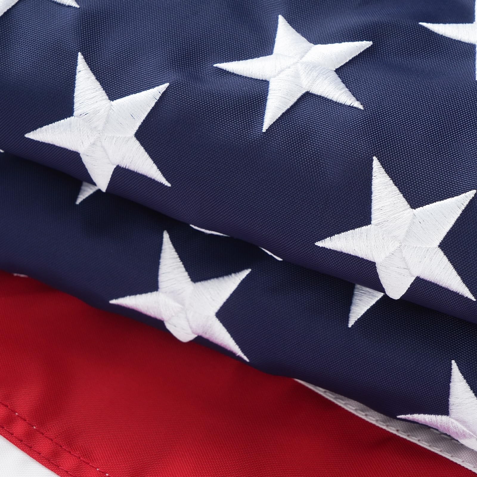 ROTERDON American Flags for Outside 3x5 FT, Deluxe Embroidered Heavy Duty Spu... ROTERDON American Flags for Outside 3x5 FT, Deluxe Embroidered Heavy Duty Spu...