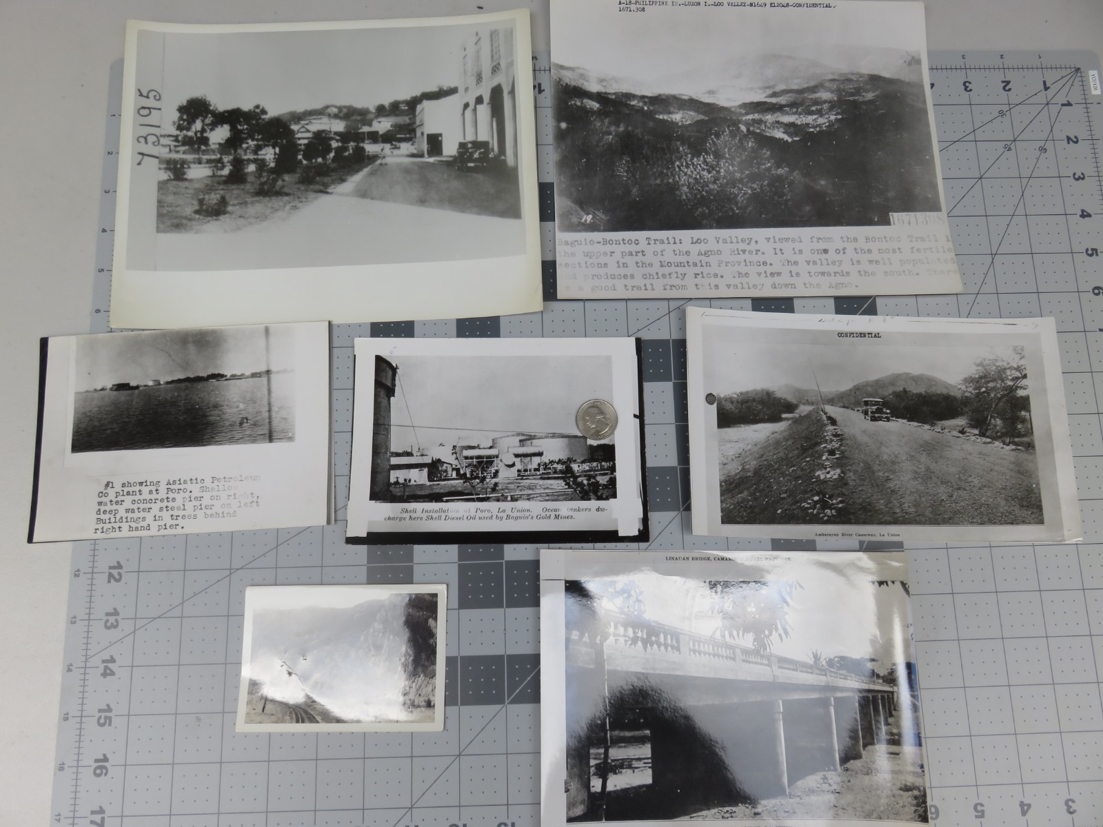 WW2 Philippines Photograph Luzon Island OSS AGS Baguio Road Lot of 7 Photos