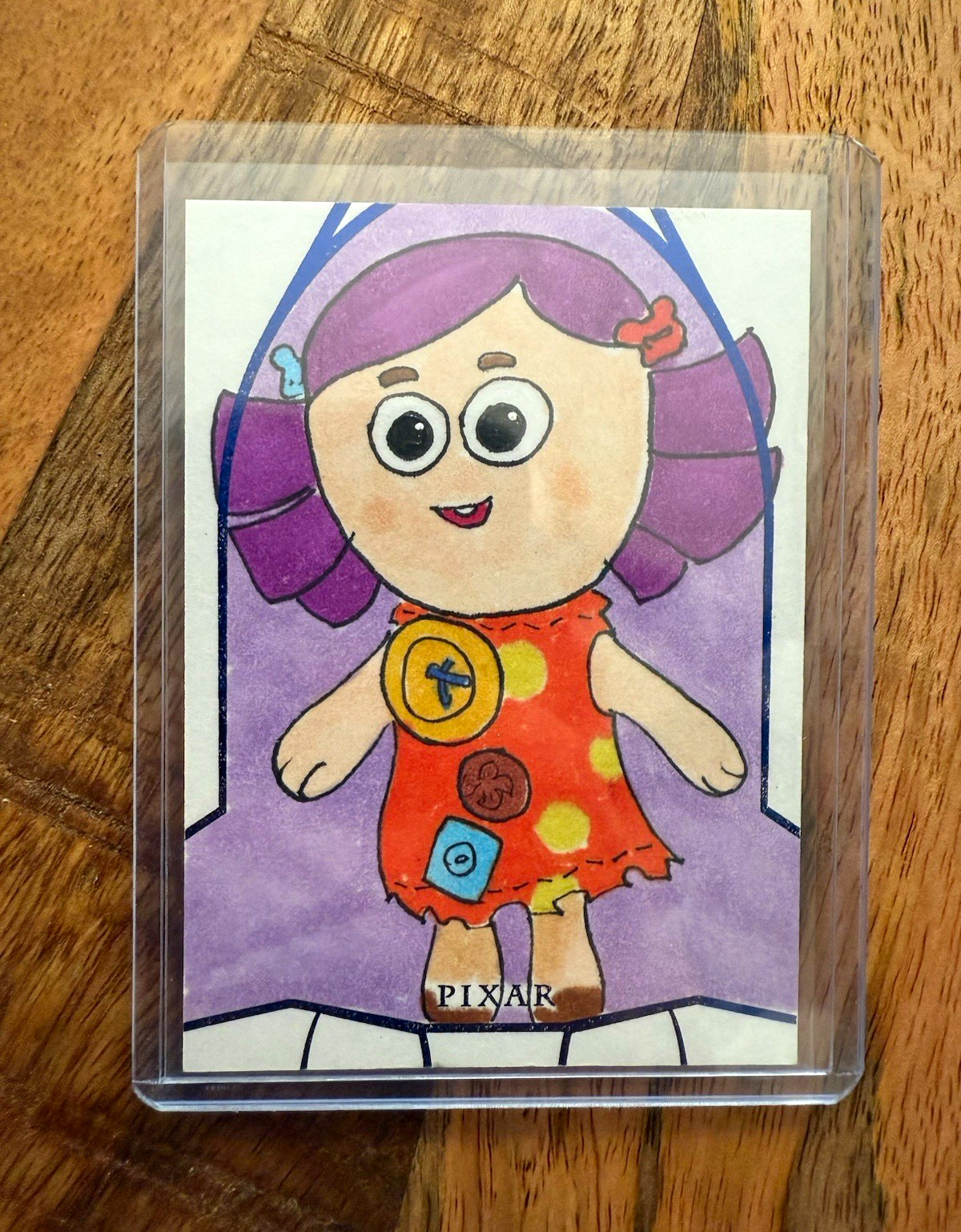Topps 2025 30 Years of Toy Story Dolly Sketch Card, 1/1 Ryan Thompson Signed Topps 2025 30 Years of Toy Story Dolly Sketch Card, 1/1 Ryan Thompson Signed