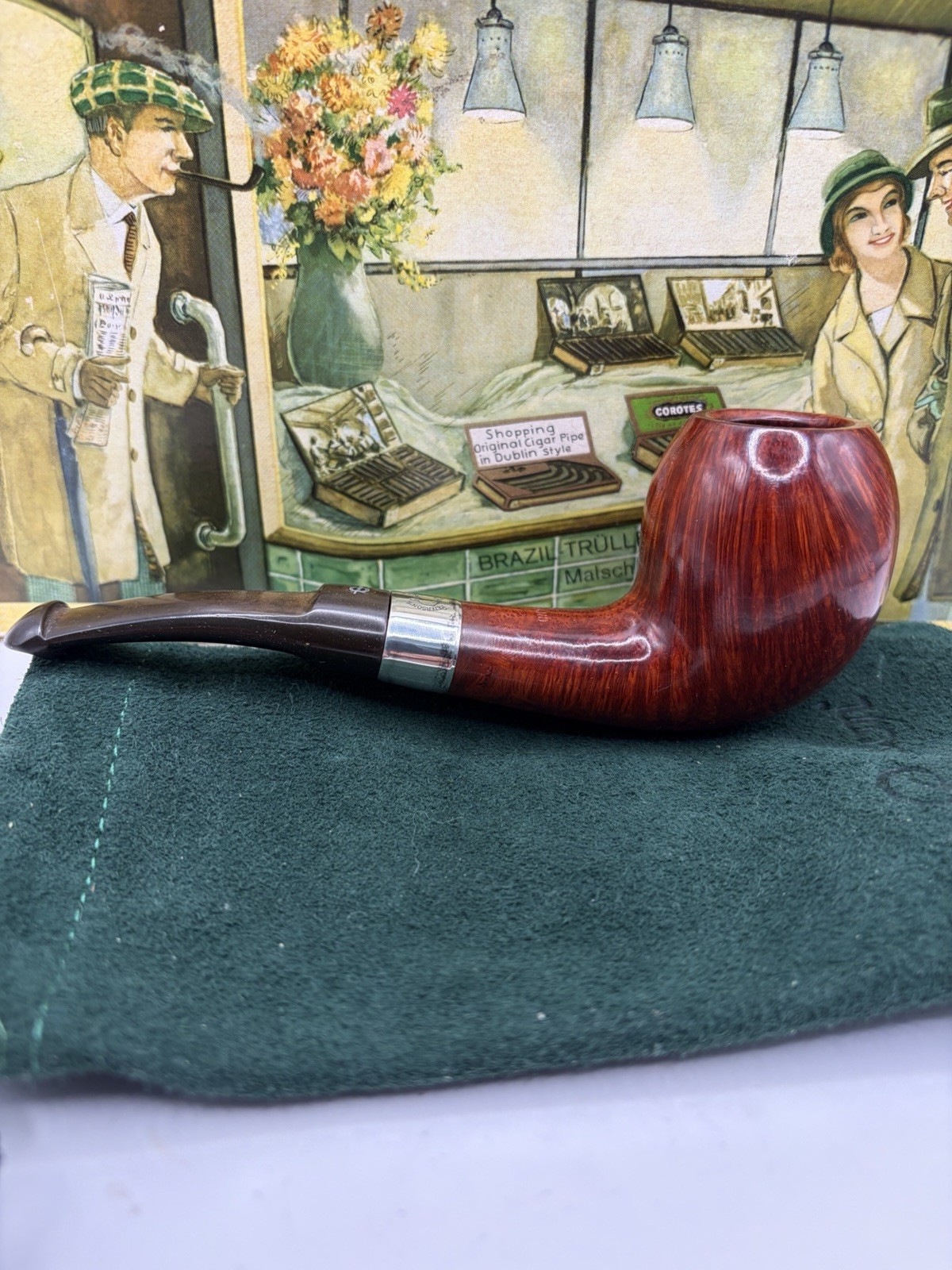 Vintage Estate Pipe Peterson Sherlock Holmes Strand Unsmoked