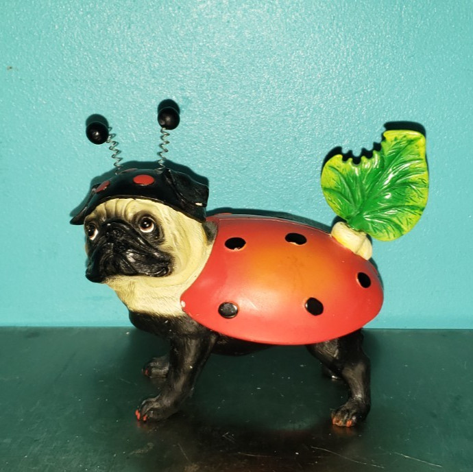 Westland Giftware Gifts Pugnacious Pug-nacious  Ladybug RARE