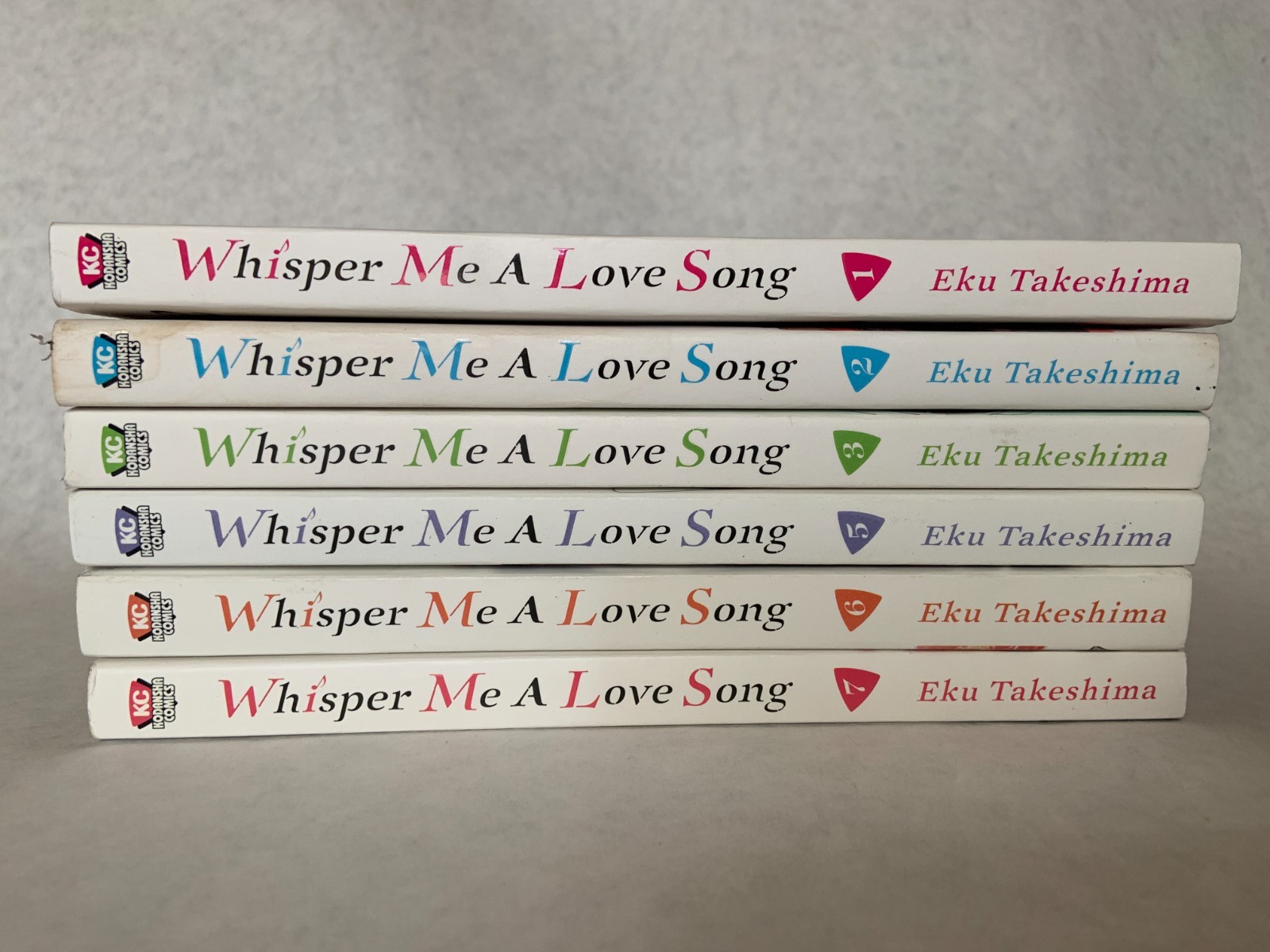 Whisper Me a Love Song ( vol. 1-3, 5-7) English Manga Graphic Novel Whisper Me a Love Song ( vol. 1-3, 5-7) English Manga Graphic Novel
