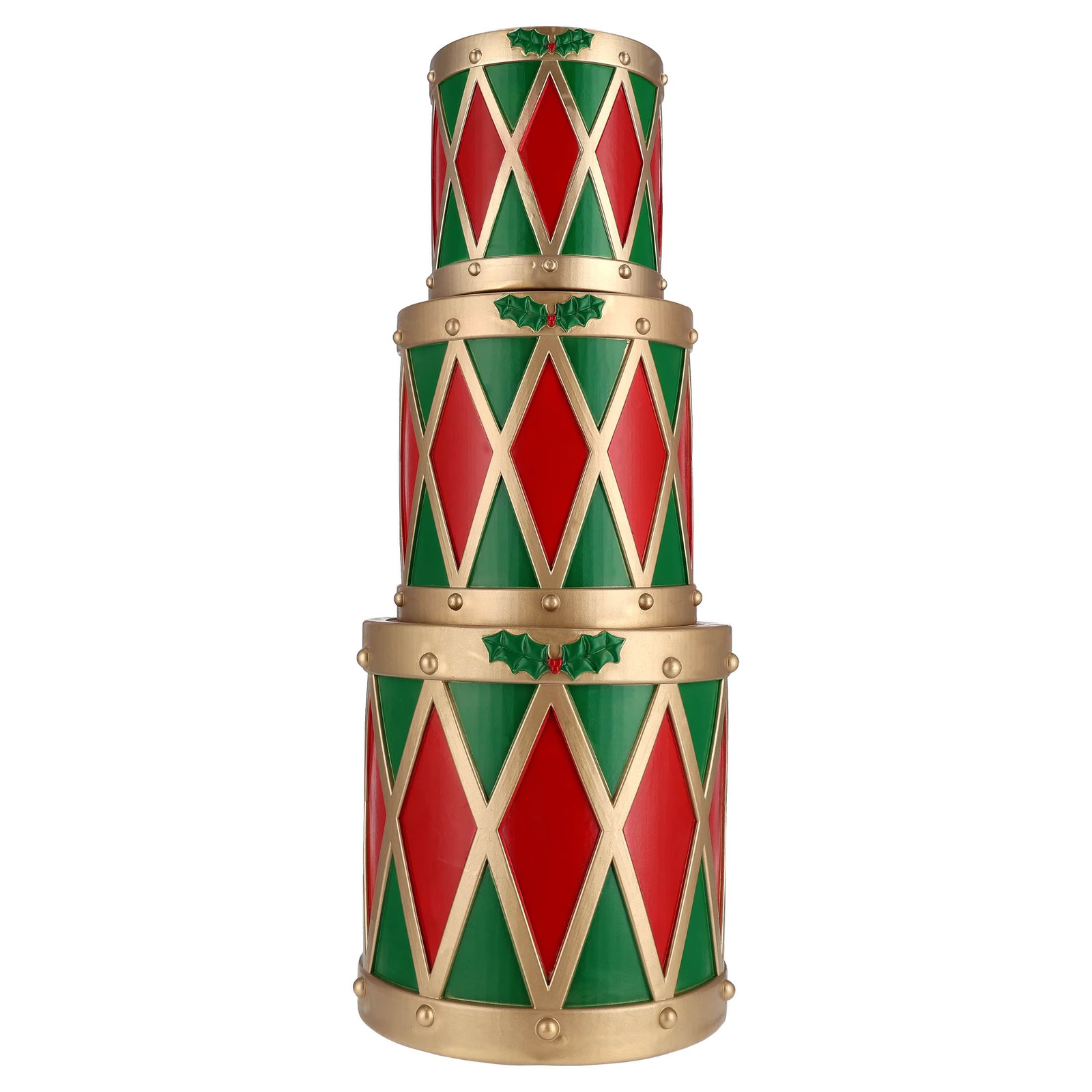 STACKED DRUMS Holiday Time 33\