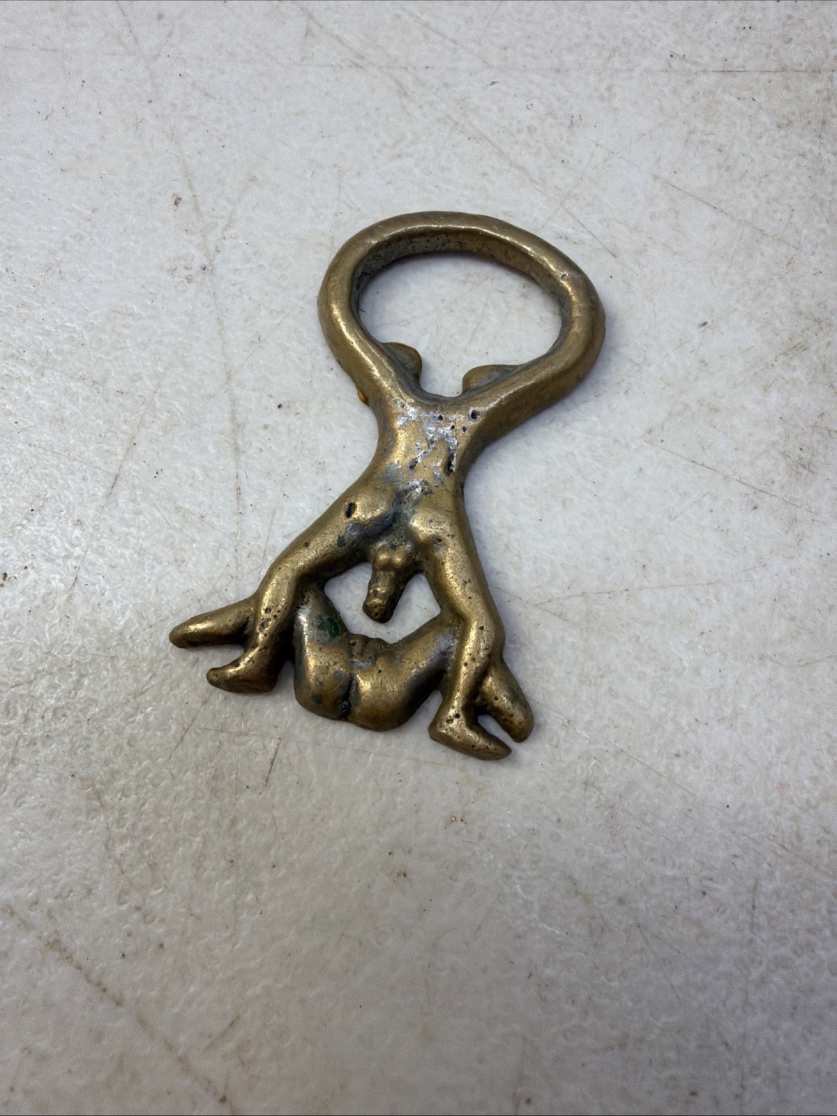 Vintage Adult Novelty Brass Opener
