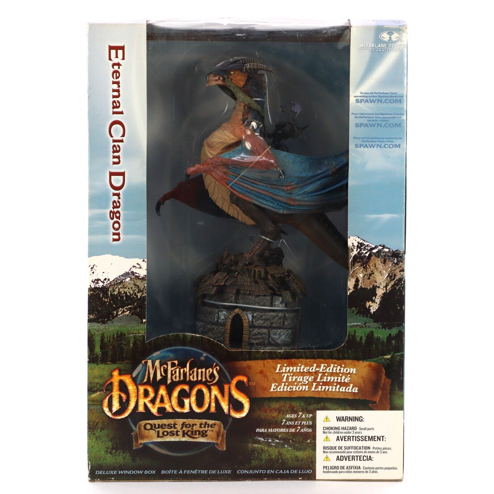 McFarlane's Dragons Quest For The Lost King Eternal Clan Dragon 2004 New In Box McFarlane's Dragons Quest For The Lost King Eternal Clan Dragon 2004 New In Box